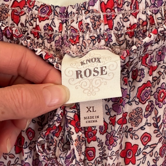 Knox Rose Boho Floral Maxi Skirt - Picture 2 of 4